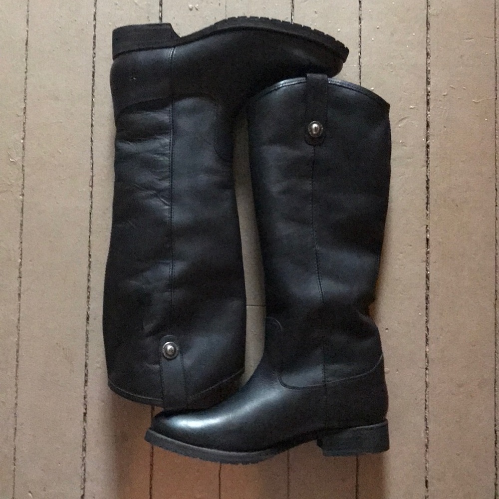 New Frye Melissa black boots 8.5